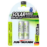 Ansmann 5035513 Mignon AA 800mAh Solar 1x2 NiMH Перезаряжаемый Mignon AA 800mAh Solar Аккумуляторы Желтый Grey