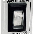 Панель управления унитазом W.C. FLUSH 80x60мм 12/24В, Osculati 50.207.09