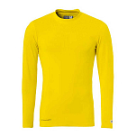 Uhlsport 100307816-XS Базовый слой с длинным рукавом Distinction Colors Желтый Yellow XS