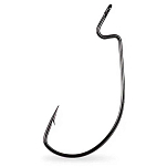 Mustad 38106NP-BN-4/0-U05 Ultrapoint Light Wire Soft Plastic Техасский Крюк Черный Black Nickel 4/0 