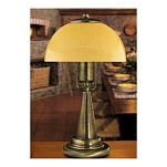 Лампа настольная Moretti Luce Colonial 1147.A.7 Ø250x440мм 60Вт из стекла и латуни
