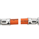 GOK 04-405-00 Газовый шланг/накидная гайка x режущее кольцо/оцинкованная сталь / Длина: 800 мм