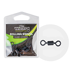 Wizard 82112540 Catfish Rolling Вертлюги Бесцветный Black 4/0