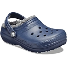 Купить Crocs 207010-459b-j1 Деревянные башмаки Classic Lined Navy / Charcoal 35x25x15 EU 32 7ft.ru в интернет магазине Семь Футов