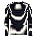 Sea ranch 17-7-332-4017-XL Футболка с длинным рукавом Jaques Голубой Sr Navy / Ecru XL