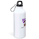 Kruskis MD4049S101C115 Hockey Player Алюминиевая бутылка для воды 800ml Бесцветный White
