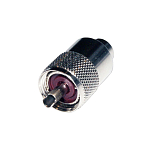 Forniture nautiche italiane 5555230 PL259 РГ 58 СВ/УКВ разъем Серебристый Silver