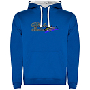 Купить Kruskis SU1067060501K045 Толстовка с капюшоном Bluefin Tuna Two-Colour Голубой Royal Blue / White 3XL 7ft.ru в интернет магазине Семь Футов