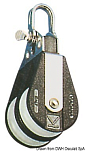 Двухшкивный блок на усиленных шарикоподшипниках с неподвижным креплением Viadana Wind Speed 57 мм 580 - 1450 кг 12 мм, Osculati 55.072.12