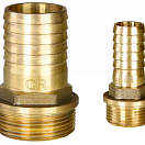 MAESTRINI Насадка для шланга / наружная резьба / из латуни CR / Резьба: 1 1/4 дюйма; Шланговое соединение: 25 мм.