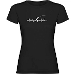 Kruskis 11502309xxls175 Футболка с коротким рукавом Fishing Heartbeat Black 30x25x2 2XL