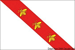 Флаг Эльбы из полиэфирного флагдука 20 х 30 см, Osculati 35.418.01