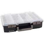 Westin B01-685-079 W6 Vault Коробка Для Приманок Бесцветный Black / Clear 7.9 x 33.7 x 27.8 cm 