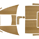 Комплект палубного покрытия для Феникс 560, тик классический, Marine Rocket teak_560_classic