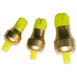 Zebco z0800038-unit Грузило-глубиномер Trophy Plummet Yellow 10x10x8 8/15/20 g