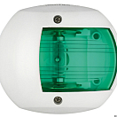 Бортовой огонь Sphera Design Classic 20 LED зелёный 112,5° 12 В 0,8 Вт 90 x 79 x 50 мм в белом корпусе для судов до 20 м, Osculati 11.440.12