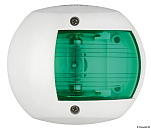 Бортовой огонь Sphera Design Classic 20 LED зелёный 112,5° 12 В 0,8 Вт 90 x 79 x 50 мм в белом корпусе для судов до 20 м, Osculati 11.440.12