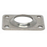 Forniture nautiche italiane 2929035 90° 25 mm Прямоугольная опора Серебристый Silver 60 x 45 mm 