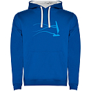 Купить Kruskis SU1067010501S239 Толстовка с капюшоном Stella Sail Two-Colour Голубой Royal Blue / White S 7ft.ru в интернет магазине Семь Футов