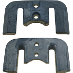 Martyr anodes CM821630 Хвост Cavitacion Bravo Анод Серебристый