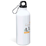 Kruskis MD4049S101C084 Hiking Nature Алюминиевая бутылка Белая White