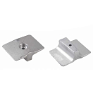 Купить Tecnoseal 2626426A Yamaha 8-25HP 4T Алюминиевый пластинчатый анод  Silver 60 x 80 x 25 mm  7ft.ru в интернет магазине Семь Футов