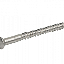 V4A Шурупы по дереву, головка Fillister / Диаметр винта: 6 мм; Длина винта: 50 мм; Упаковочная единица: 2 шт.