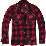 Brandit 9720-41-S Рубашка с длинным рукавом Jeff Красный Red / Black S