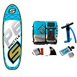 Safe waterman hz500.001 Надувной комплект для падлбординга Shuttle P6 17´11´´ Turquoise 90x55x23 546.1 cm