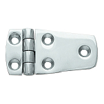 Forniture nautiche italiane 4949513 76x38x4.8 mm Петля из нержавеющей стали Серебристый Silver
