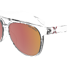 Спортивные очки HILX Valkyrie Shiny Crystal / Red Mirror Polarized Lens, hvk05303-vkprd3
