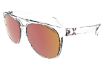 Спортивные очки HILX Valkyrie Shiny Crystal / Red Mirror Polarized Lens, hvk05303-vkprd3