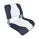 Купить Springfield marine 66210 Skipper Складывающееся сиденье White / Blue 51 x 46 x 43 cm 7ft.ru в интернет магазине Семь Футов