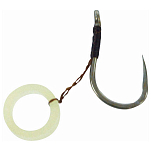 Korum KHHBB/10 Barbless Leader и приманки Золотистый Black Nickel 10 