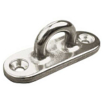 Sea-dog line 354-088722 Продолговатая поддержка пластины для глаз Черный Grey 88.9 mm 