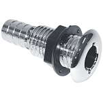 Seachoice 50-17941 Thru-Hull Connector Серый  Chrome 19 mm 