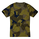 Купить Brandit 4200-125-XXL Футболка с коротким рукавом T-Shirt Зеленый Swedisch Camo M90 2XL 7ft.ru в интернет магазине Семь Футов