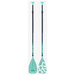 Ari inui APU002-94074-ADULT Polycarbon Ajustable Весло 2 Куски Серебристый Navy / Turquoise 170-210 cm 