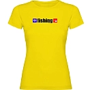 Купить Kruskis 11502302mk029 Футболка с коротким рукавом Fishing Yellow 30x25x2 7ft.ru в интернет магазине Семь Футов