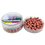 Pro elite baits F8433834 Hook Dumbell Soft Feeder Банан И Клубника 50ml Пеллеты Розовый 8 mm 