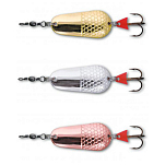 Zebco 3620003 Trophy Classic Ложка 55 mm 30g установленный Многоцветный Gold / Silver / Cooper