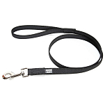 Julius k-9 218GM-1.2 Прорезиненный поводок с ручкой 14 mm Черный Black 120 cm