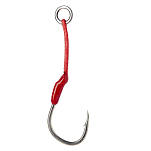 Savage gear SVS78140 Bloody Single Вспомогательный крючок Red 2/0