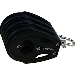 Tersma mvbb0705f тройной вертлюжный блок с обушком 75 mm Black 10x10x12
