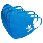 adidas Originals H32391/M-L Лицевая крышка 3 Единицы Лицо Маска Голубой Blue Bird M-L