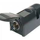 2-контактная розетка DIN для поверхностного монтажа / с крышкой