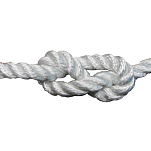 Forniture nautiche italiane 805018 100 m Скрученная веревка White 18 mm 