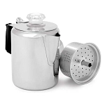 Gsi outdoors 65203 Glacier Нержавеющая сталь 3 чашка Кофе Перколятор С Силикон ручка Silver