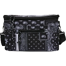 Купить Urban classics TB5117-00826-0050 Сумка-холодильник Bandana Patchwork Black / White 7ft.ru в интернет магазине Семь Футов