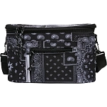 Urban classics TB5117-00826-0050 Сумка-холодильник Bandana Patchwork Black / White